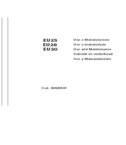 OM Pimespo EU25 EU28 EU30 Operators Manual