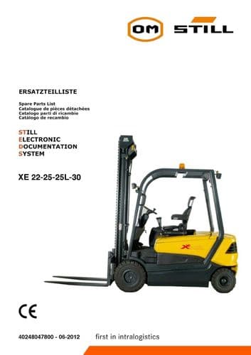 OM Pimespo XE 22 25 25L 30  Parts Manual