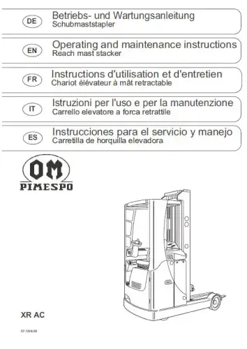 OM Pimespo XR AC Operators Manual