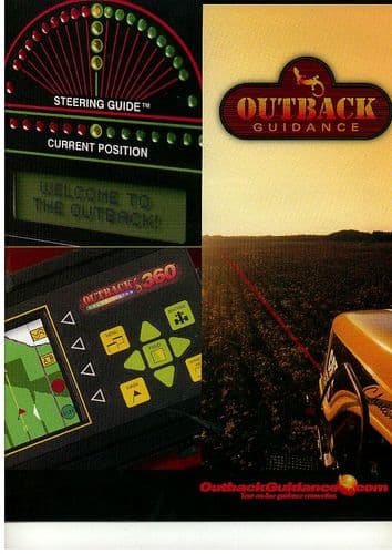 Outback S GPS Guidance and 360 GPS Mapping Brochure