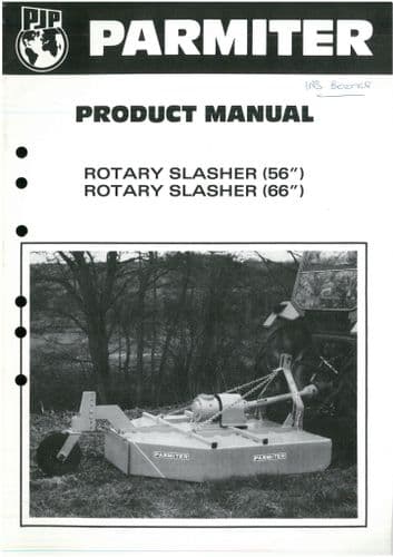 Parmiter Rotary Slasher 56" 66" Operators and Parts List
