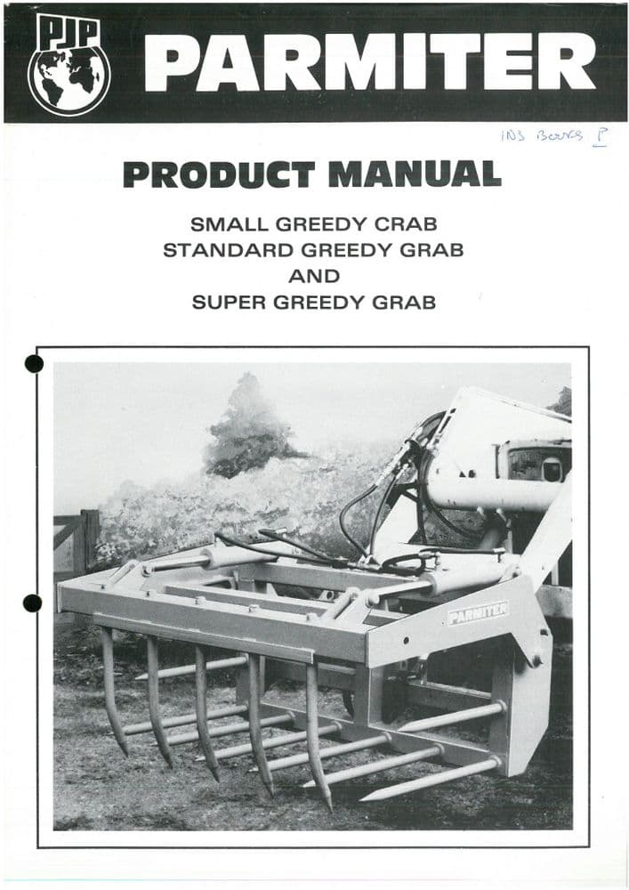 Parmiter Small Standard & Super Greedy Grab Operators and Parts List ...