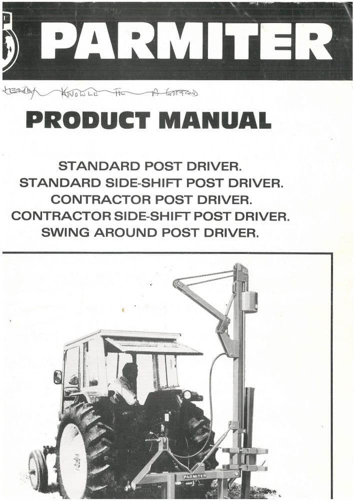 Parmiter Standard Contractor Side-Shift and Professional Post Driver ...