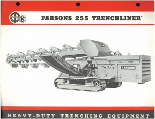 Parsons Trencher 255 Trenchliner Brochure