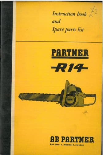 Partner Chain Saw R14 Operators & Parts Manual