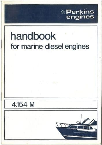 Perkins 4.154M Marine Diesel Engine Operators Manual