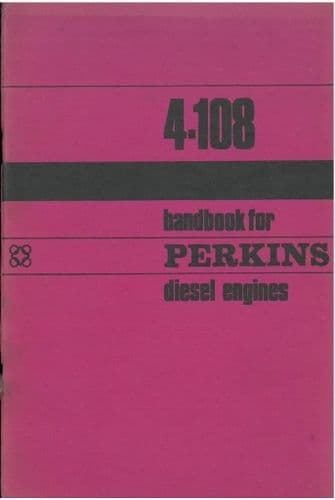 Perkins Diesel Engine 4.108 Operators Manual