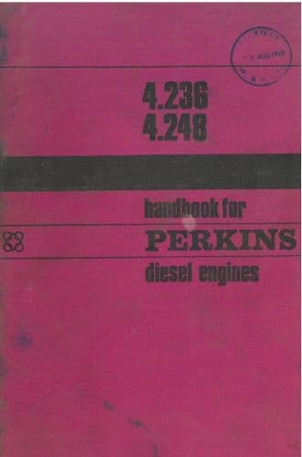 Perkins Diesel Engine 4.236 & 4.248 Operators Manual
