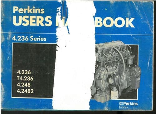 Perkins Diesel Engine 4.236 T4.236 4.248 4.2482 Operators Manual