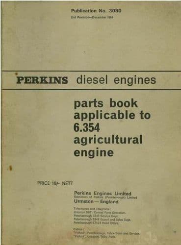 Perkins Diesel Engine 6.354 Parts Manual
