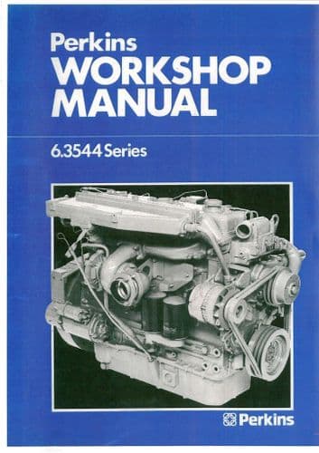 Perkins Diesel Engine T6.3544, 6.3544 & 6.3724 Service Workshop Manual - 1989