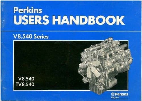Perkins Diesel Engine V8.540 & TV8.540 Operators Manual