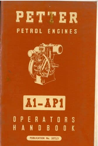 Petter Petrol Engine A1 & AP1 Operators Manual