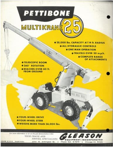 Pettibone Crane MultiKrane 25 Brochure