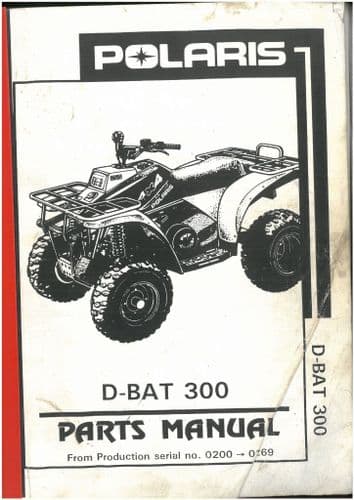 Polaris  ATV  D-BAT 300 Parts Manual