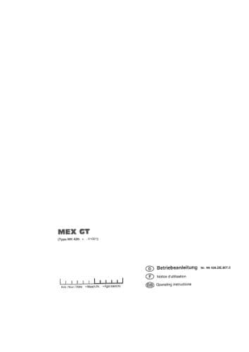 Pottinger Forage Harvester MEX GT Operators Manual