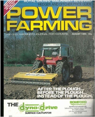 Power Farming Magazine - 1985 August