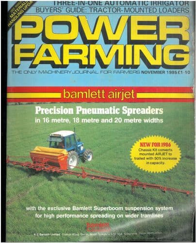 Power Farming Magazine - 1985 November