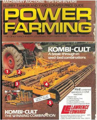 Power Farming Magazine - 1985 September