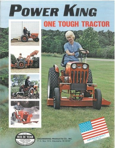 Power King Tractor - Models 1614 2416 2418 Brochure