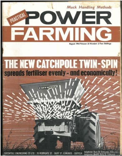 Practical Power Farming Magazine - 1964 August