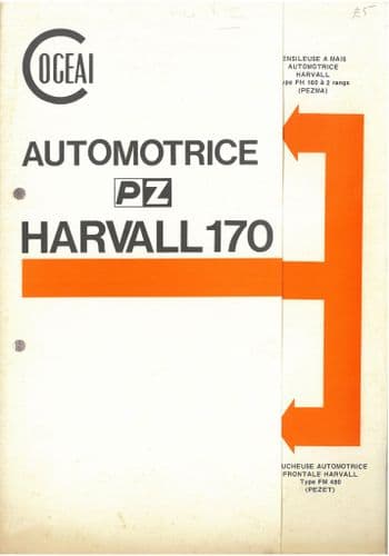 PZ Forager Harvall FH160 & Mower Harvall FM480 Brochure - In French