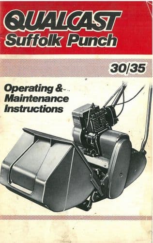 Qualcast Mower Suffolk Punch 30 & 35 Operators Manual