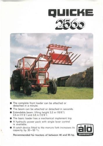 Quicke Loader 2560 Brochure