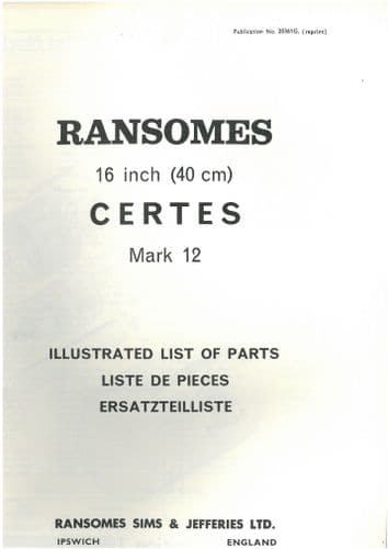 Ransomes Certes 16