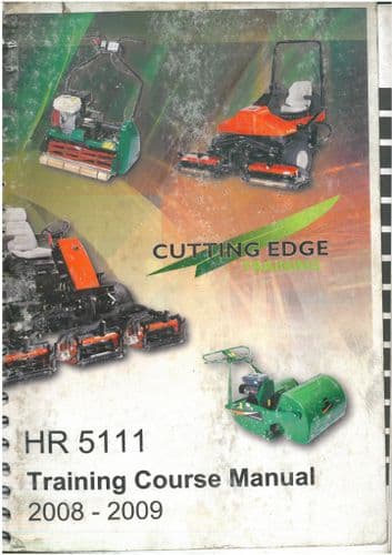 Ransomes Rotary Mower HR5111 Workshop Service Training Manual