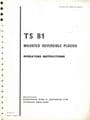 Ransomes TS81 Mounted Reversible Plough Operators Manual with Parts List - ORIGINAL