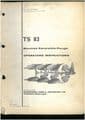 Ransomes TS83 Reversible Plough Operators & Parts Manual  - ORIGINAL MANUAL