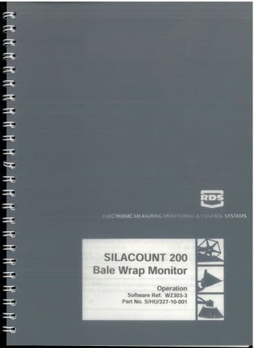 RDS  Silacount 200 Bale Wrap Monitor Operators Manual