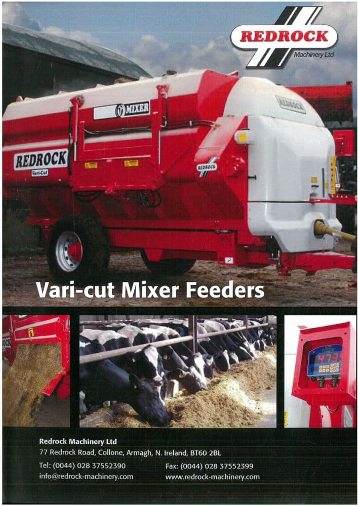 Redrock Vari-Cut Mixer Feeders Brochure