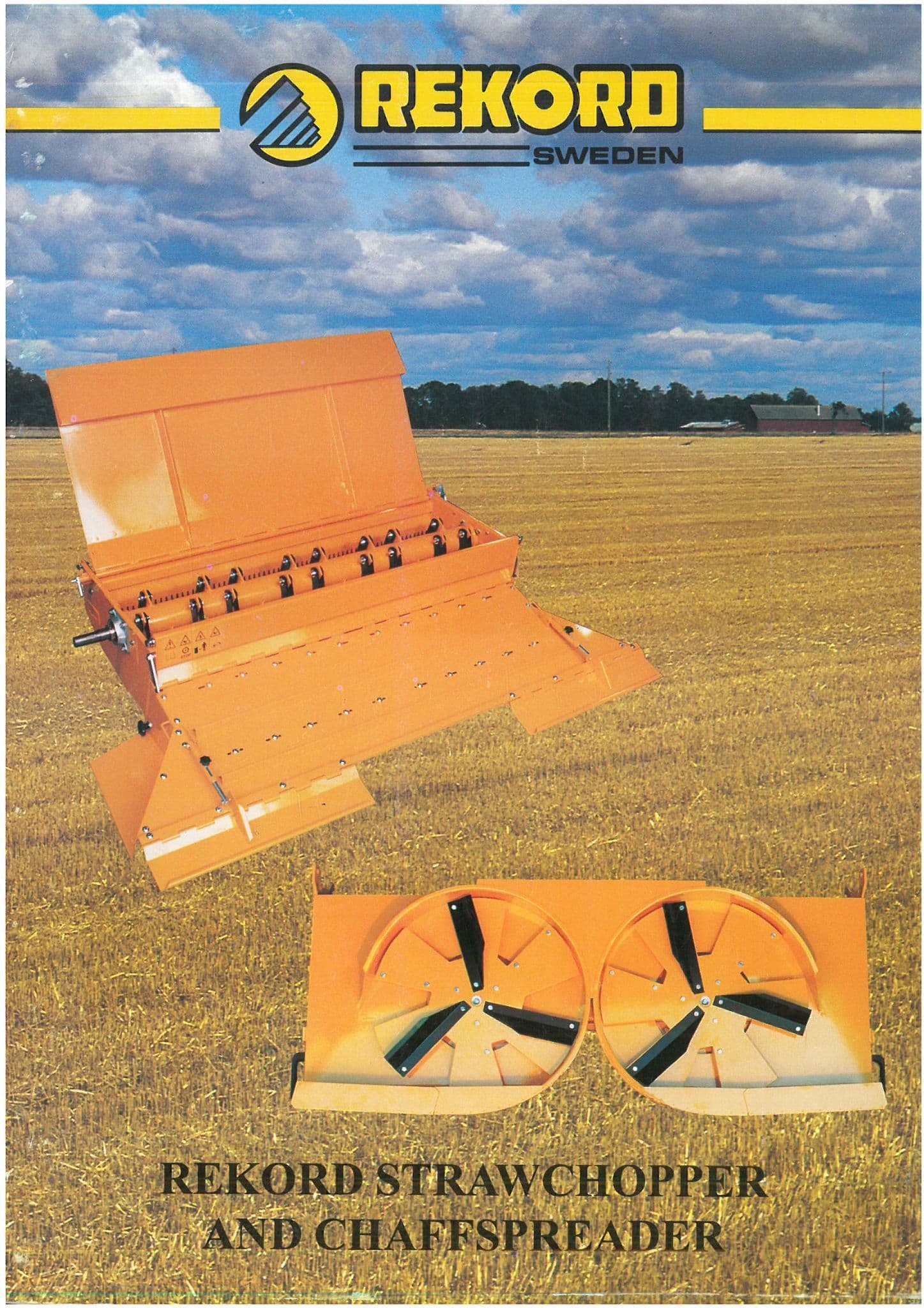 Straw Recorder Rekord Straw Chopper and Chaff Spreader Brochure