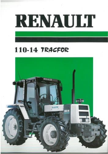 Renault Tractor 110-14 Tracfor Brochure
