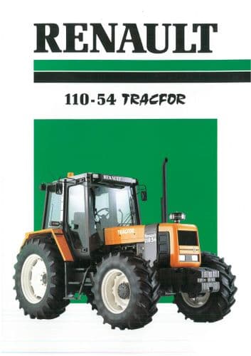 Renault Tractor 110-54 Tracfor Brochure
