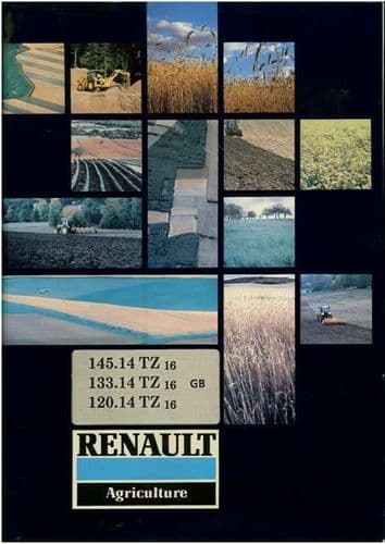 Renault Tractor 120.14 TZ, 133.14 TZ, 145.14 TZ - 16 Operators Manual