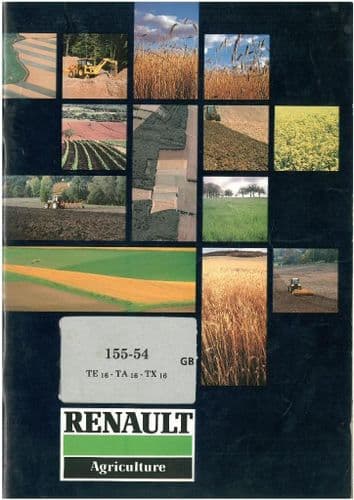Renault Tractor 155-54 TE, TA, TX - 16 Operators Manual