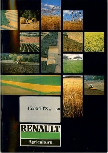 Renault Tractor 155-54 TZ - 16 Operators Manual