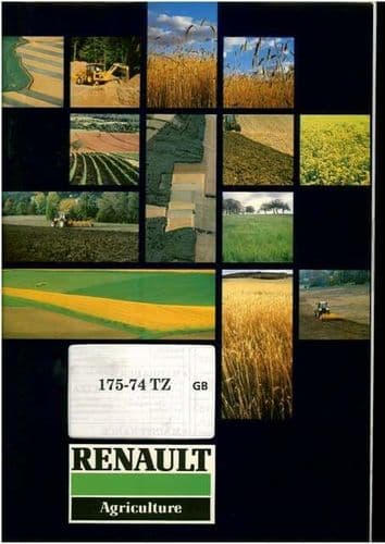 Renault Tractor 175-74 TZ Operators Manual