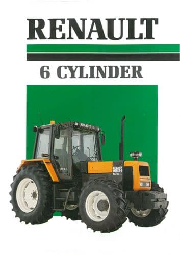 Renault Tractor 6 Cylinder 110-54 TZ TX TS TA TE Brochure