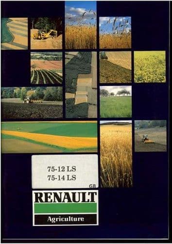 Renault Tractor 75-12LS & 75-14LS Operators Manual