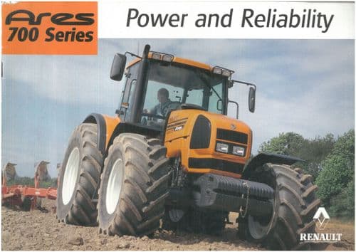 Renault Tractor Ares 710RZ - 725RZ - 735RZ Brochure - 710 725 735 RZ