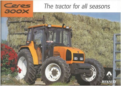 Renault Tractor Ceres 320X 330X 340X Brochure