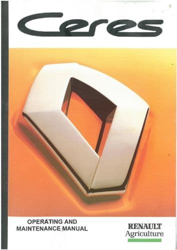 Renault Tractor Ceres 325 335 345 355 Operators Manual