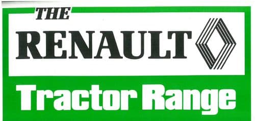 Renault "Tractor Range" Brochure - 461S 651S 68-14RS 80-12TX 95-12TS 103-12TS 106-14 113-14TX 145-14