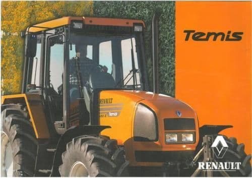 Renault Tractor Temis 550X 610X 610Z 630X 630Z 650X 650Z Brochure - 1