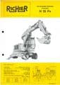 Richier Tire-Mounted Hydraulic Excavator H 15 P4 Brochure - H15P4