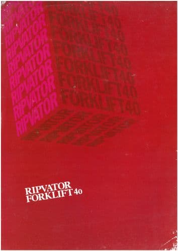 Ripvator Forklift 40 Brochure